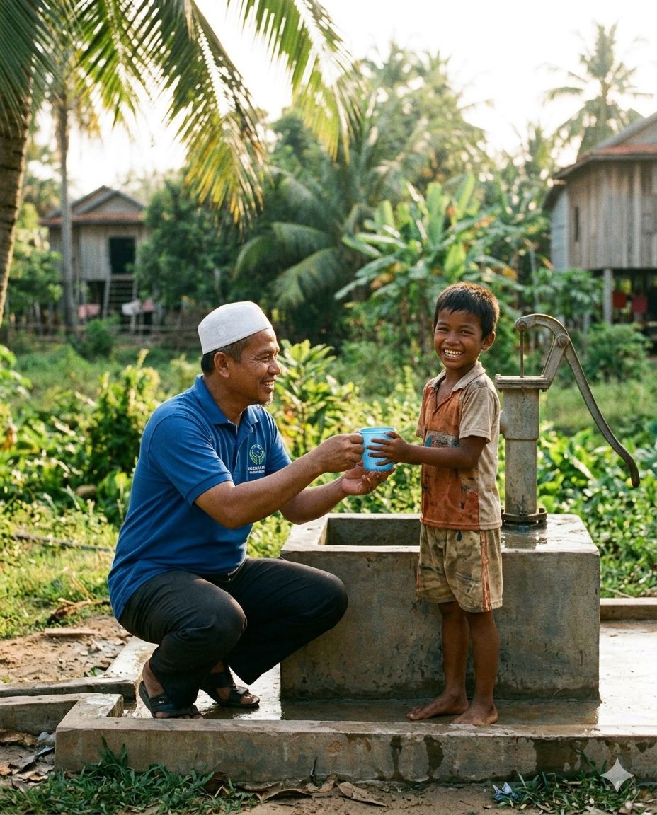 Children in Cambodia supported by Project Amal